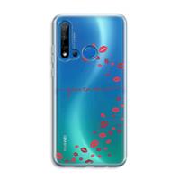 CaseCompany Kusjes: Huawei P20 Lite (2019) Transparant Hoesje