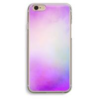 CaseCompany Clouds pastel: iPhone 6 / 6S Transparant Hoesje