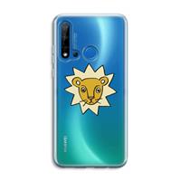 CaseCompany Kleine leeuw: Huawei P20 Lite (2019) Transparant Hoesje