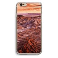 CaseCompany Mars: iPhone 6 / 6S Transparant Hoesje