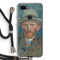 CaseCompany Van Gogh: Pixel 3a Transparant Hoesje met koord