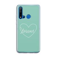 CaseCompany Forever heart pastel: Huawei P20 Lite (2019) Transparant Hoesje