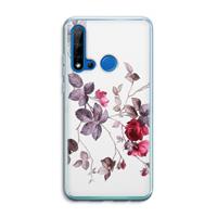 CaseCompany Mooie bloemen: Huawei P20 Lite (2019) Transparant Hoesje