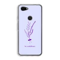 CaseCompany Be a wildflower: Google Pixel 3a Transparant Hoesje