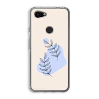 CaseCompany Leaf me if you can: Google Pixel 3a Transparant Hoesje
