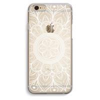 CaseCompany Roses Are Red: iPhone 6 / 6S Transparant Hoesje