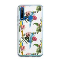 CaseCompany Kleurrijke papegaaien: Huawei P20 Lite (2019) Transparant Hoesje