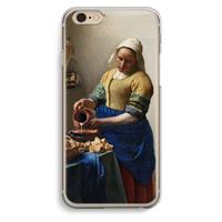 CaseCompany The Milkmaid: iPhone 6 / 6S Transparant Hoesje