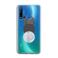 CaseCompany Marmeren cirkels: Huawei P20 Lite (2019) Transparant Hoesje