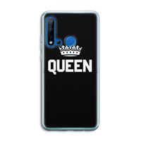 CaseCompany Queen zwart: Huawei P20 Lite (2019) Transparant Hoesje