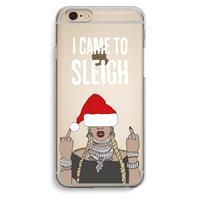 CaseCompany Came To Sleigh: iPhone 6 / 6S Transparant Hoesje