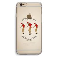 CaseCompany Jingle Ladies: iPhone 6 / 6S Transparant Hoesje