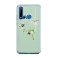 CaseCompany Hang In There: Huawei P20 Lite (2019) Transparant Hoesje