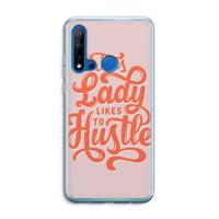 CaseCompany Hustle Lady: Huawei P20 Lite (2019) Transparant Hoesje