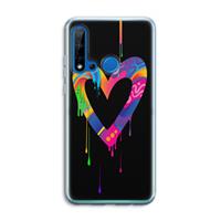 CaseCompany Melts My Heart: Huawei P20 Lite (2019) Transparant Hoesje