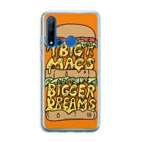 CaseCompany Big Macs Bigger Dreams: Huawei P20 Lite (2019) Transparant Hoesje