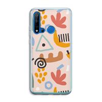 CaseCompany Abstract: Huawei P20 Lite (2019) Transparant Hoesje