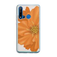 CaseCompany Orange Ellila flower: Huawei P20 Lite (2019) Transparant Hoesje