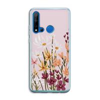 CaseCompany Painted wildflowers: Huawei P20 Lite (2019) Transparant Hoesje
