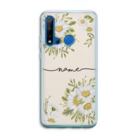 CaseCompany Daisies: Huawei P20 Lite (2019) Transparant Hoesje