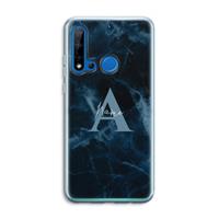 CaseCompany Midnight Marble: Huawei P20 Lite (2019) Transparant Hoesje