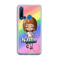 CaseCompany Chibi Maker vrouw: Huawei P20 Lite (2019) Transparant Hoesje