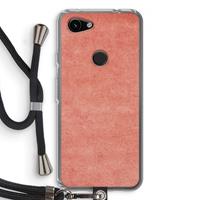 CaseCompany Marrakech Walls: Pixel 3a Transparant Hoesje met koord