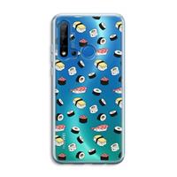 CaseCompany Sushi time: Huawei P20 Lite (2019) Transparant Hoesje