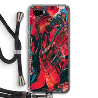 CaseCompany Endless Descent: Pixel 3a Transparant Hoesje met koord