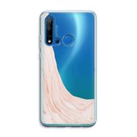 CaseCompany Peach bath: Huawei P20 Lite (2019) Transparant Hoesje