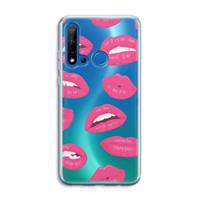 CaseCompany Bite my lip: Huawei P20 Lite (2019) Transparant Hoesje