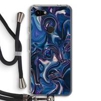 CaseCompany Mirrored Mirage: Pixel 3a Transparant Hoesje met koord