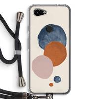 CaseCompany Geo #4: Pixel 3a Transparant Hoesje met koord