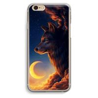 CaseCompany Night Guardian: iPhone 6 / 6S Transparant Hoesje