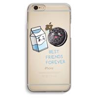 CaseCompany Best Friend Forever: iPhone 6 / 6S Transparant Hoesje