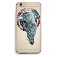 CaseCompany Golden Falcon: iPhone 6 / 6S Transparant Hoesje