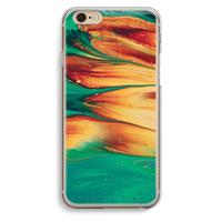 CaseCompany Green Inferno: iPhone 6 / 6S Transparant Hoesje