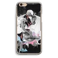 CaseCompany Camouflage de sommeil: iPhone 6 / 6S Transparant Hoesje