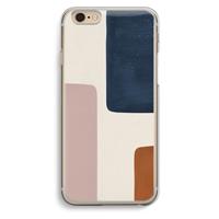 CaseCompany Geo #5: iPhone 6 / 6S Transparant Hoesje