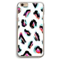 CaseCompany Cheetah color: iPhone 6 / 6S Transparant Hoesje