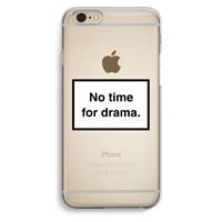 CaseCompany No drama: iPhone 6 / 6S Transparant Hoesje