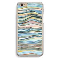 CaseCompany Watercolor Agate: iPhone 6 / 6S Transparant Hoesje