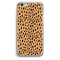 CaseCompany Panter: iPhone 6 / 6S Transparant Hoesje