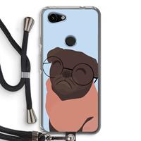 CaseCompany Ludo: Pixel 3a Transparant Hoesje met koord