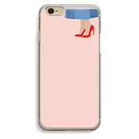 CaseCompany High heels: iPhone 6 / 6S Transparant Hoesje