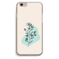 CaseCompany Violets are blue: iPhone 6 / 6S Transparant Hoesje