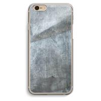 CaseCompany Grey Stone: iPhone 6 / 6S Transparant Hoesje