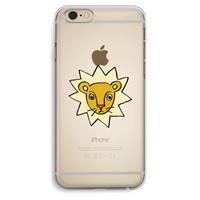 CaseCompany Kleine leeuw: iPhone 6 Plus / 6S Plus Transparant Hoesje
