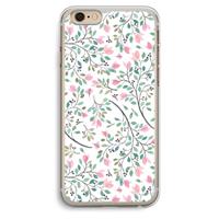 CaseCompany Sierlijke bloemen: iPhone 6 Plus / 6S Plus Transparant Hoesje