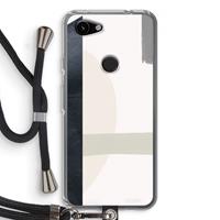 CaseCompany Baca: Pixel 3a Transparant Hoesje met koord